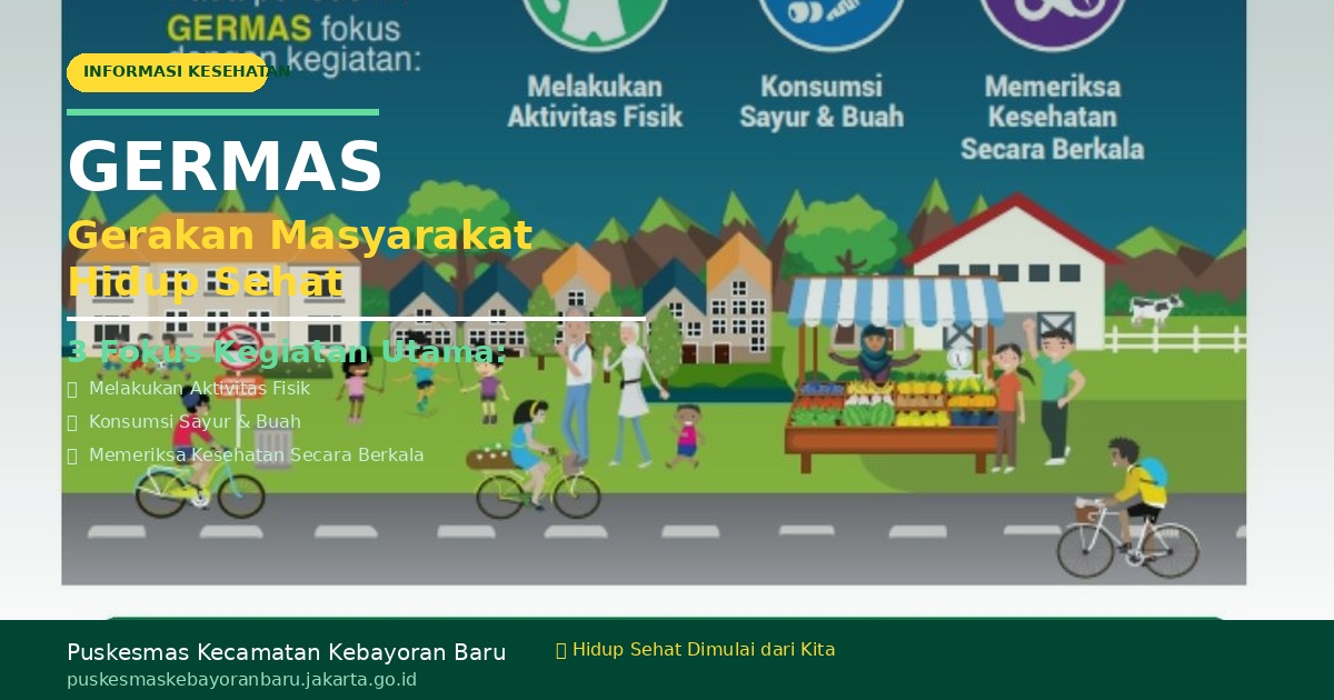 Gerakan Masyarakat Hidup Sehat untuk Kualitas Hidup yang Lebih Baik
