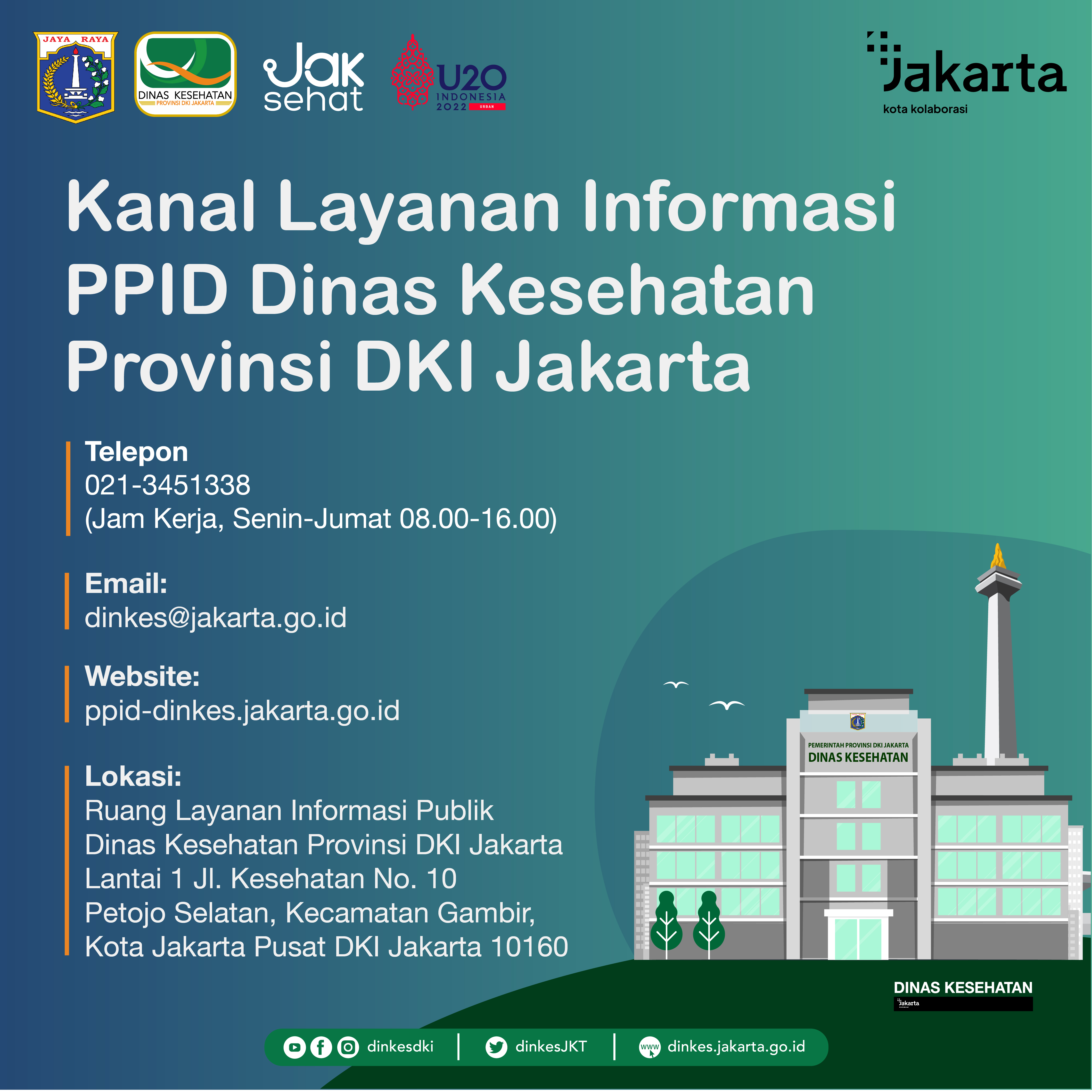 Kanal Layanan Informasi PPID Dinas Kesehatan Provinsi DKI Jakarta